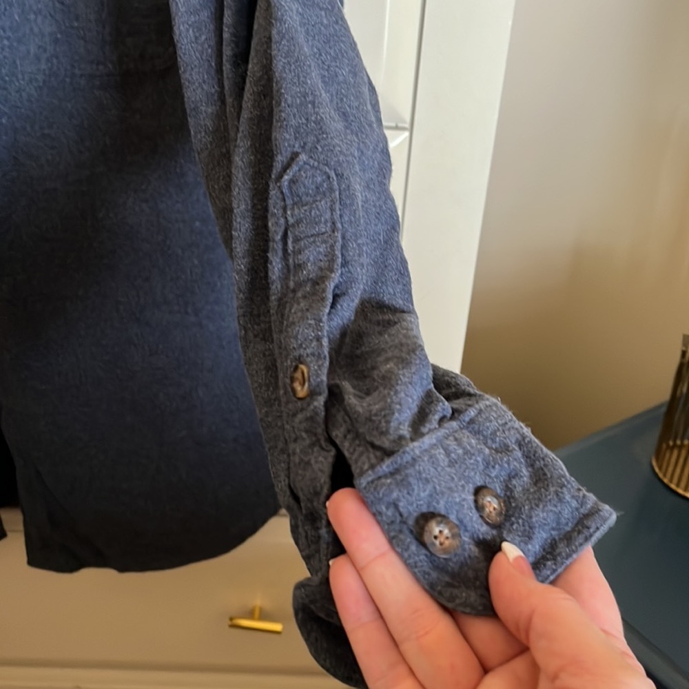 Woolrich Mens Button Down Size Large - image 4